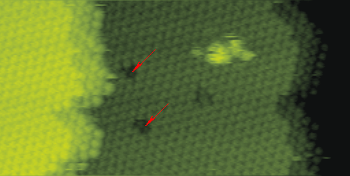 Step propagation around surface defects and impurities