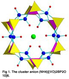 The cluster anion